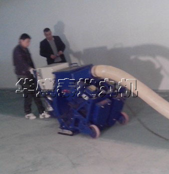 江苏路面抛丸机地坪清理施工现场