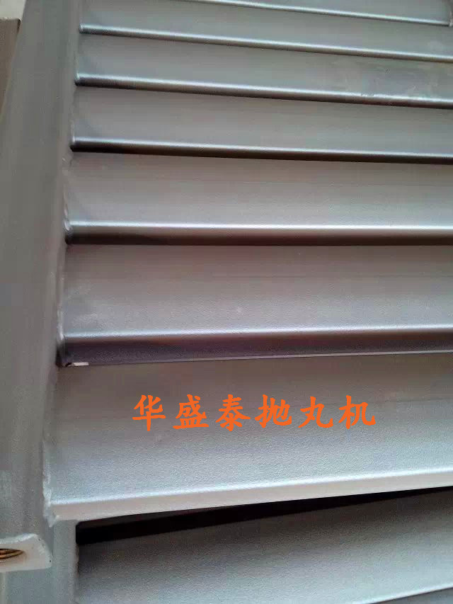暖气片抛丸机施工现场