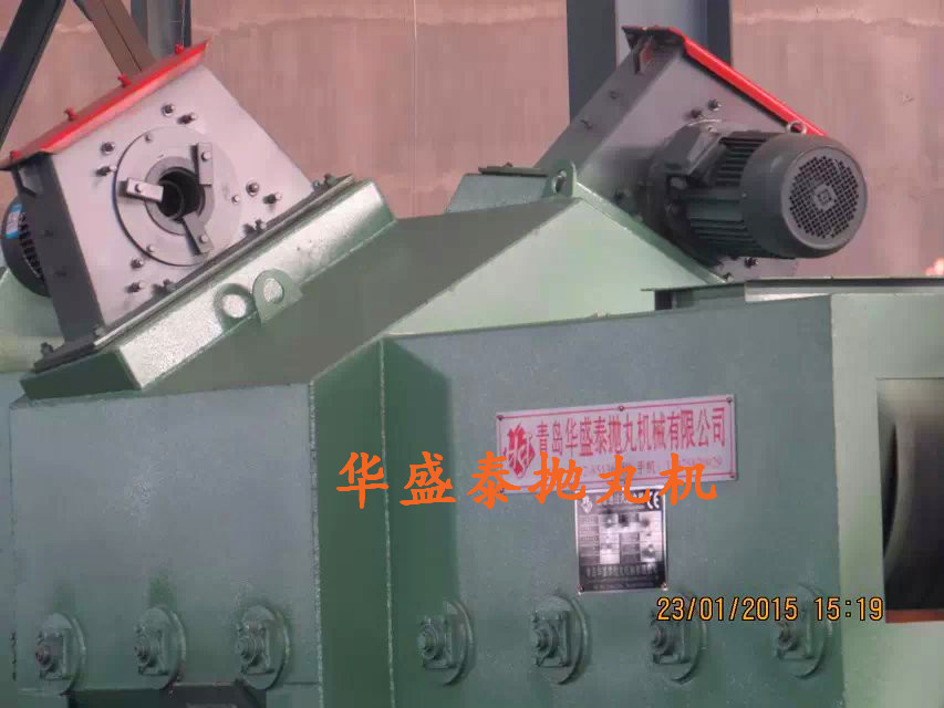 暖气片抛丸机施工现场