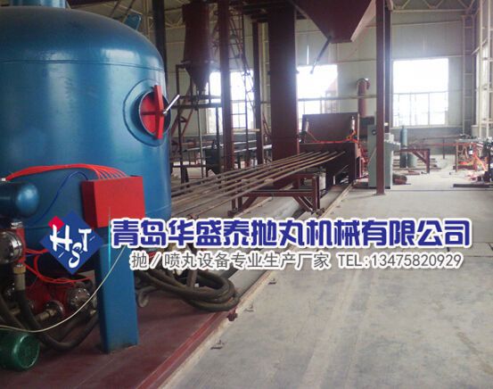 3米钢板立式抛丸除锈生产线的设计
