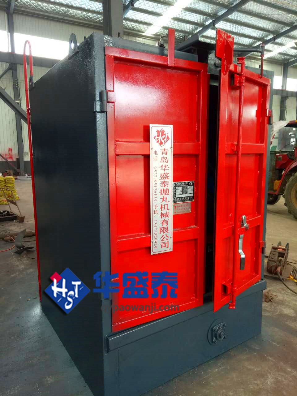发往山东聊城326履带式与376吊钩抛丸机|厂家价格|图片视频