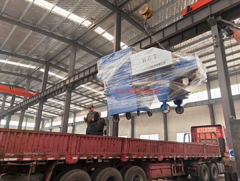 河北沧州孟庄HST850路面抛丸机打包发货