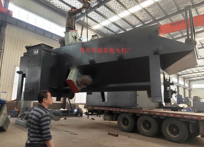 一台3730单吊钩,一台6912抛丸机发往福建泉州
